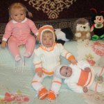 Бело- оранжевое настроение или обновки для реборнят.