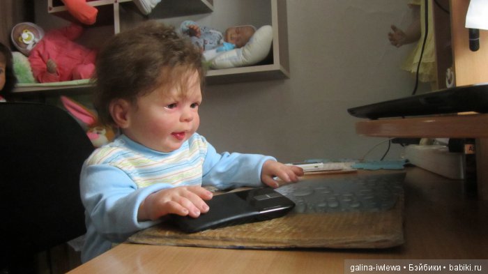 Домашняя идиллия — Куклы Реборн (Reborn): домашние фото (фото 10)