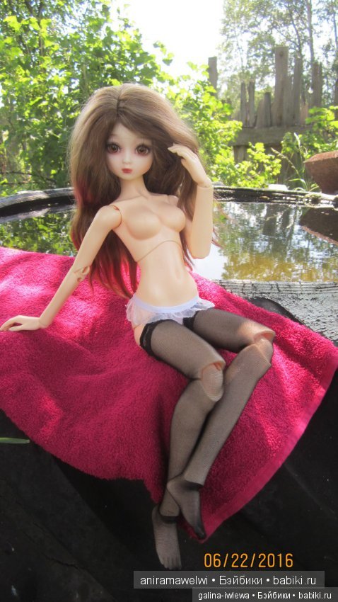 Красотка ДАМИ — Гибридизация кукол BJD (БЖД): пересадка головы