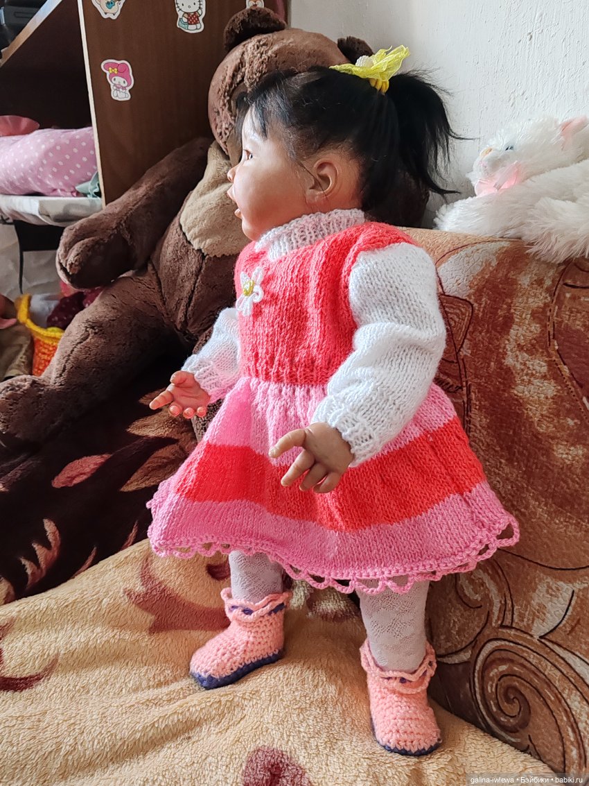 Платье для Афины — Одежда и обувь для кукол своими руками: фото (фото 4)