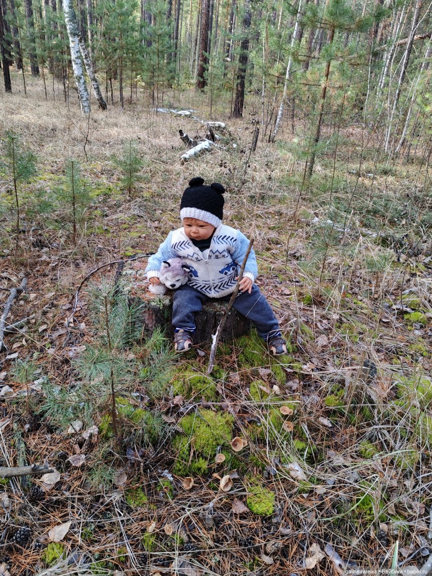 Осенняя прогулка Василя — Куклы Реборн (Reborn): домашние фото (фото 6)