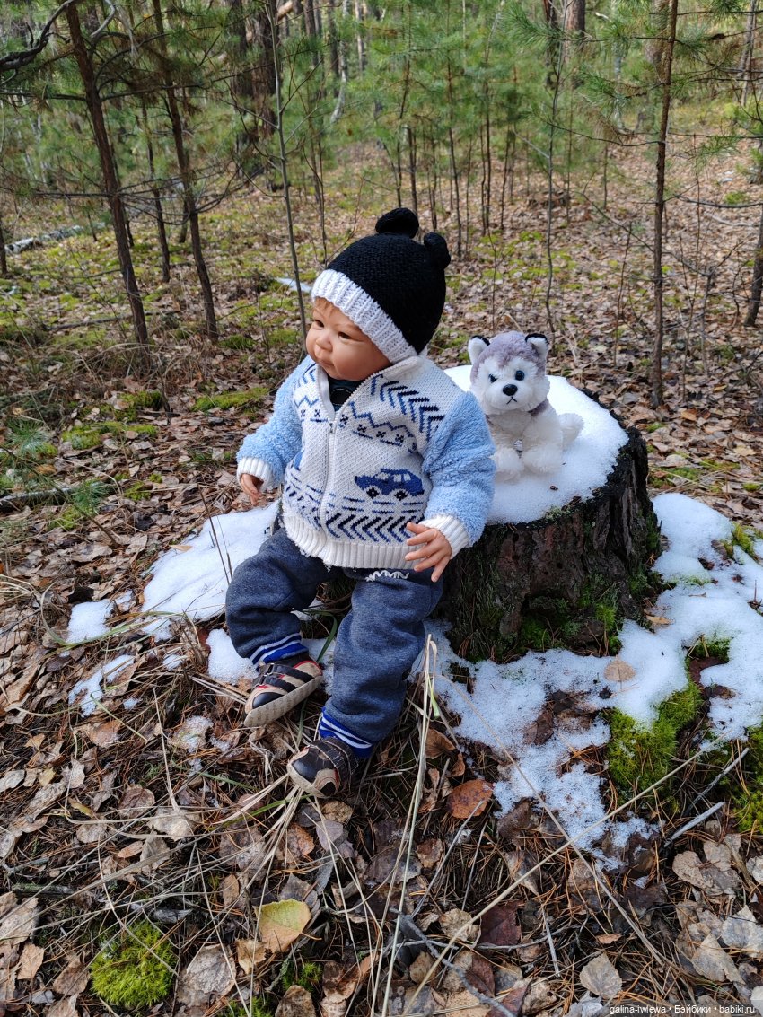 Осенняя прогулка Василя — Куклы Реборн (Reborn): домашние фото (фото 4)