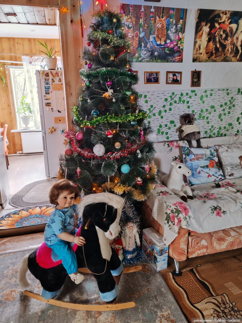С Новым годом!) — Куклы Реборн (Reborn): домашние фото (фото 4)