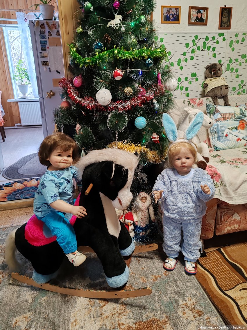 С Новым годом!) — Куклы Реборн (Reborn): домашние фото (фото 8)