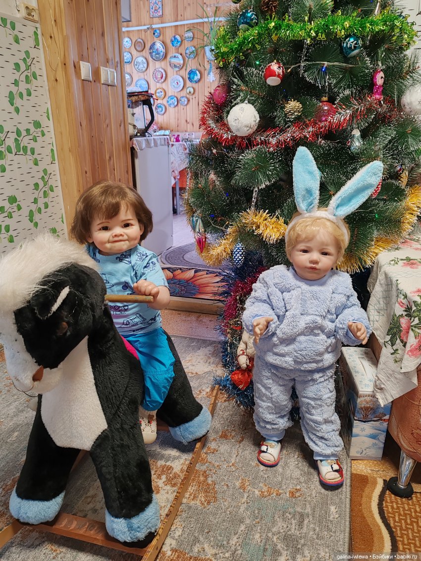 С Новым годом!) — Куклы Реборн (Reborn): домашние фото