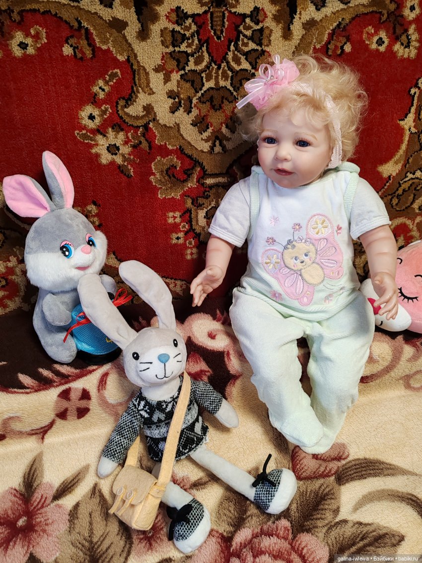 Олюшка и Зайки | Бэйбики Олюшка и Зайки — Куклы Реборн (Reborn): домашние фото (фото 7)