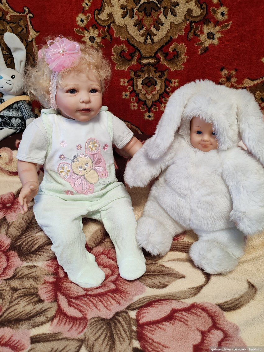 Олюшка и Зайки | Бэйбики Олюшка и Зайки — Куклы Реборн (Reborn): домашние фото (фото 10)