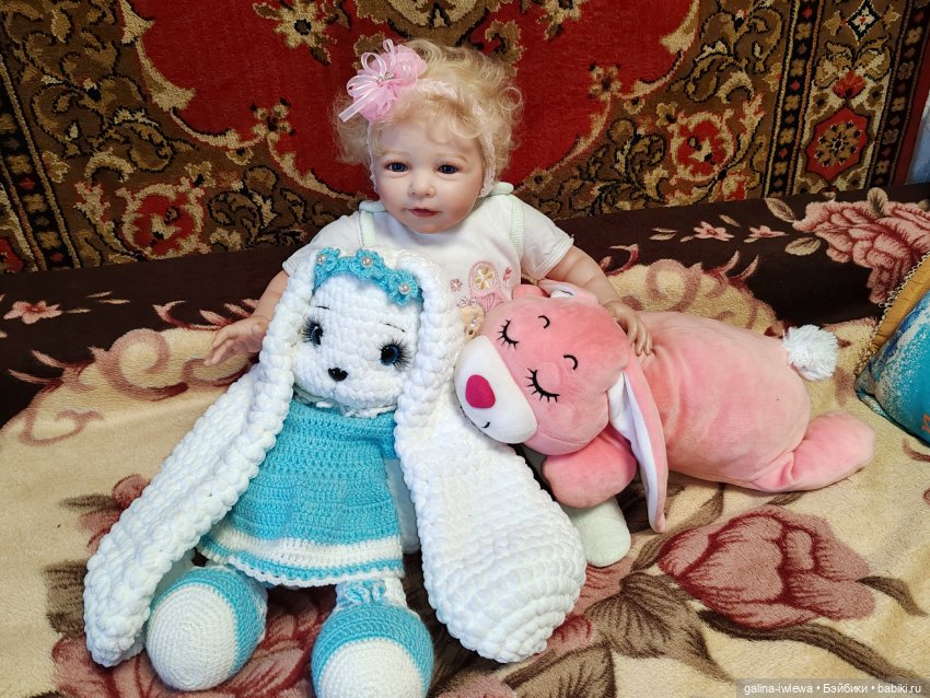 Олюшка и Зайки | Бэйбики Олюшка и Зайки — Куклы Реборн (Reborn): домашние фото (фото 2)