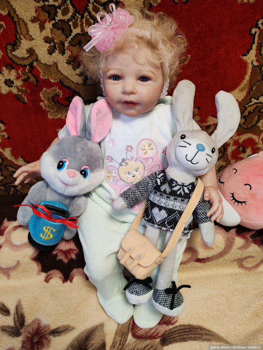 Олюшка и Зайки | Бэйбики Олюшка и Зайки — Куклы Реборн (Reborn): домашние фото (фото 6)