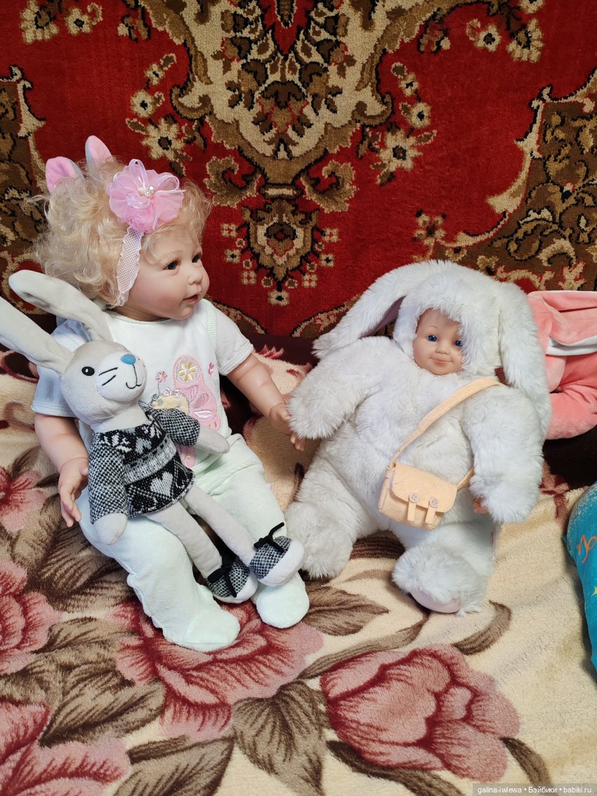 Олюшка и Зайки | Бэйбики Олюшка и Зайки — Куклы Реборн (Reborn): домашние фото