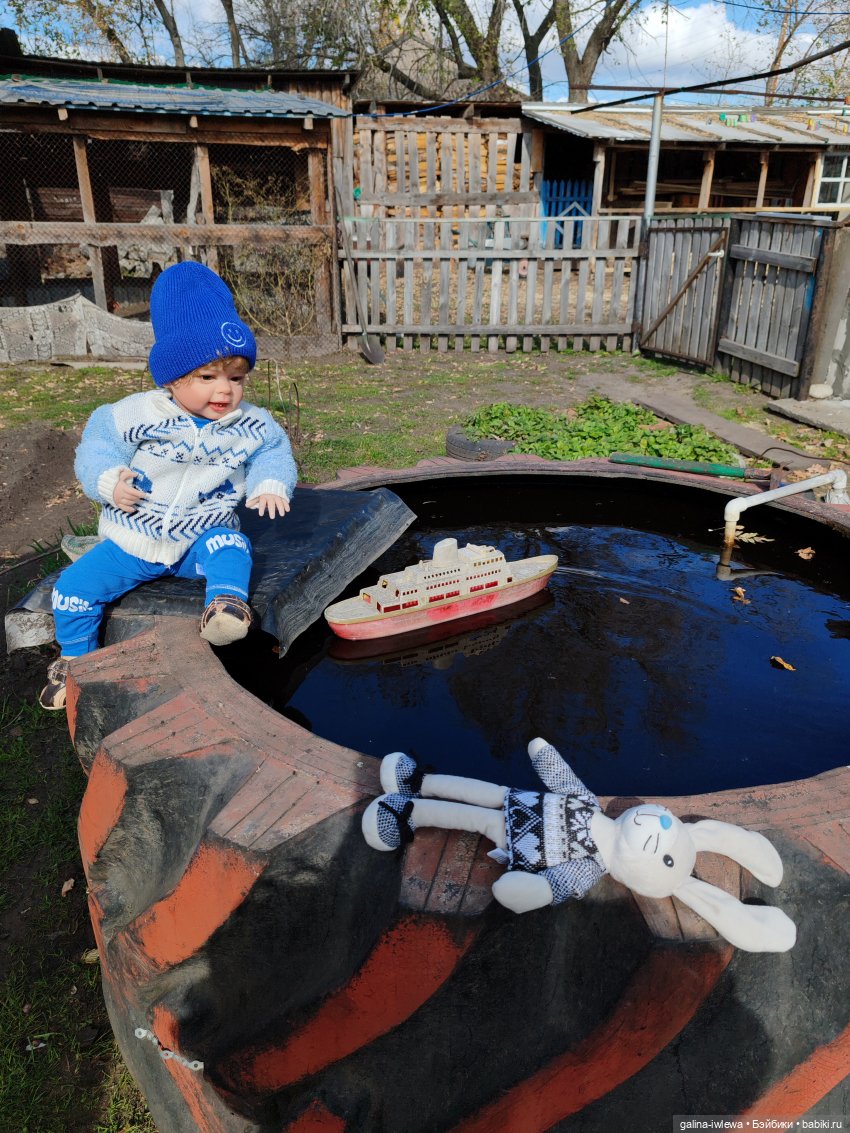 Пока висят качели.... Кукла реборн Максимка