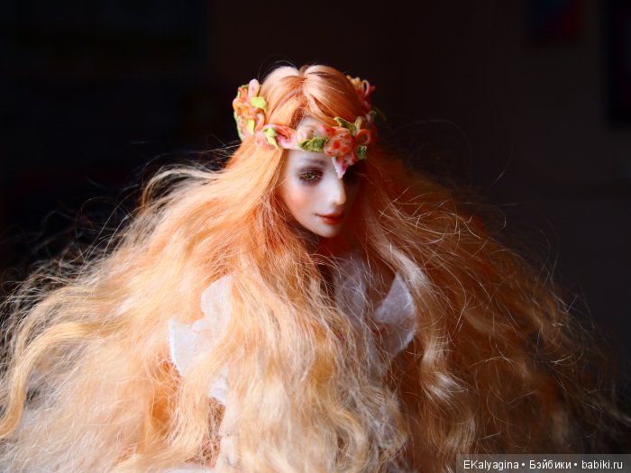 Ева с младенцем. Шарнирные авторские куклы (фото 5)