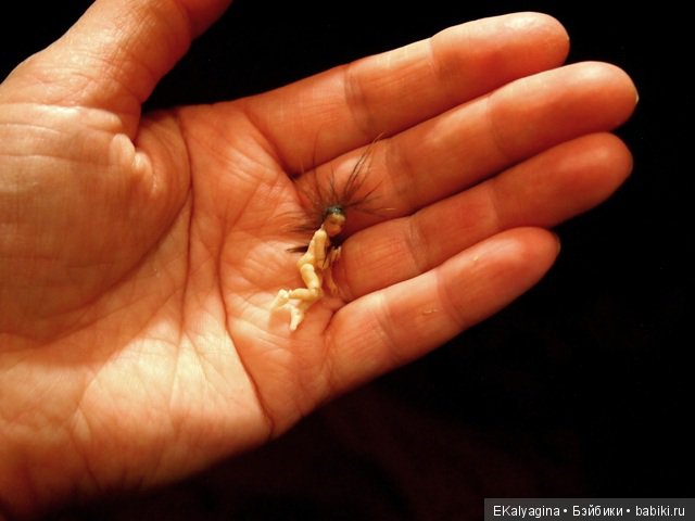 Микро-микро - Дюймовочка. Шарнирная кукла (фото 7)