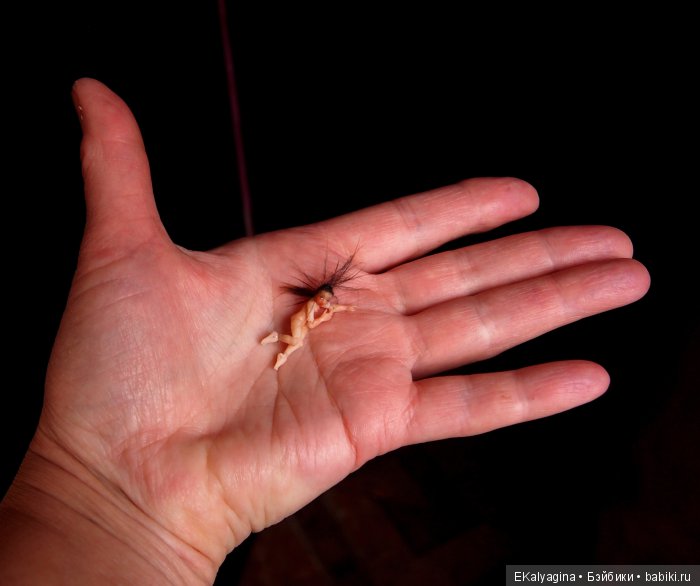 Микро-микро - Дюймовочка. Шарнирная кукла