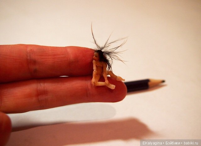 Микро-микро - Дюймовочка. Шарнирная кукла (фото 5)