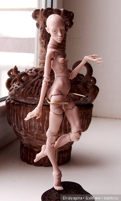 Кассиопея — Авторские шарнирные куклы своими руками: лепка (фото 7)
