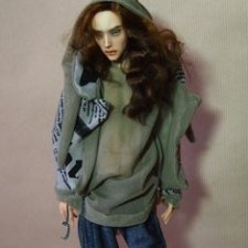 Авторская шарнирная кукла из полиуретана, Филипп ( молд Леон), рост 28 см.