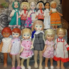 Моя коллекция кукол СССР фабрики Ленигрушка