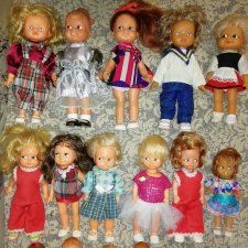 Мои маленькие куклы и пупсы ГДР