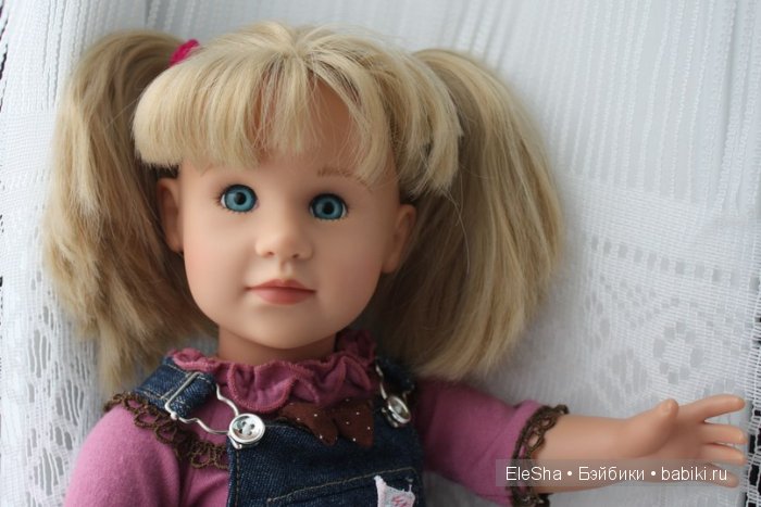 Мягкопопик Машенька или страдания с челочкой. Восстановление челки кукле Marie Gotz (фото 2)