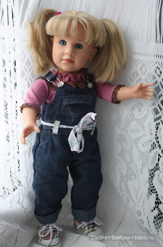 Мягкопопик Машенька или страдания с челочкой. Восстановление челки кукле Marie Gotz (фото 3)