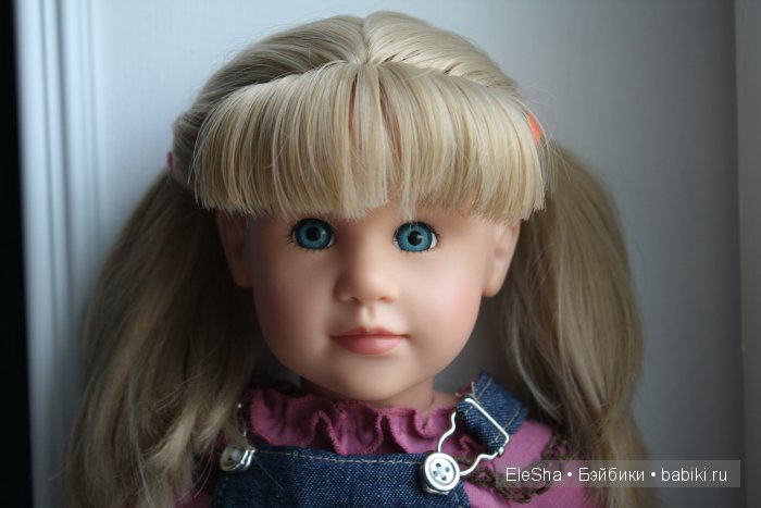 Мягкопопик Машенька или страдания с челочкой. Восстановление челки кукле Marie Gotz (фото 10)