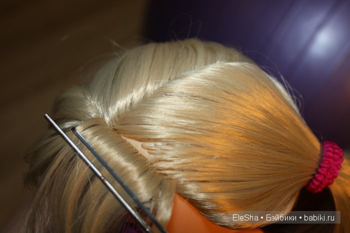 Мягкопопик Машенька или страдания с челочкой. Восстановление челки кукле Marie Gotz (фото 7)