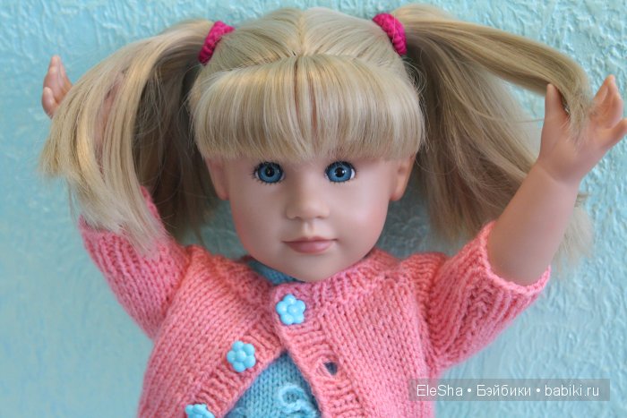 Мягкопопик Машенька или страдания с челочкой. Восстановление челки кукле Marie Gotz