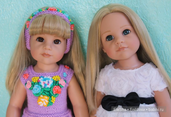Все подружки по парам... Любимые куклы Готц старенькие и новенькие