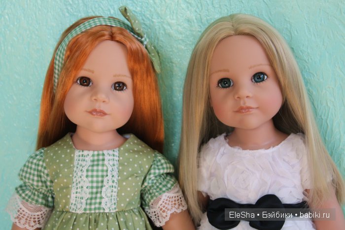 Все подружки по парам... Любимые куклы Готц старенькие и новенькие
