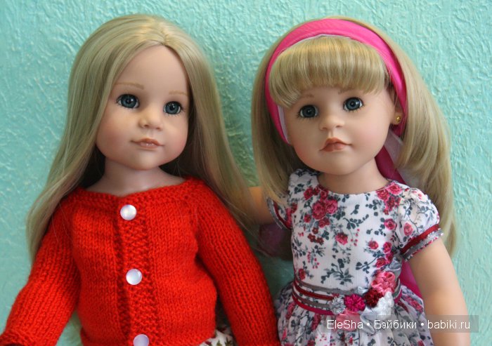 Все подружки по парам... Любимые куклы Готц старенькие и новенькие
