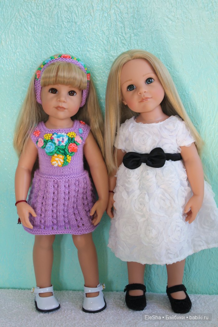 Все подружки по парам... Любимые куклы Готц старенькие и новенькие