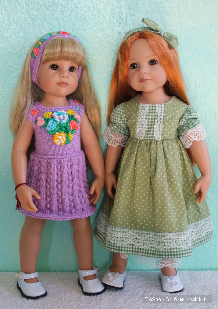 Все подружки по парам... Любимые куклы Готц старенькие и новенькие