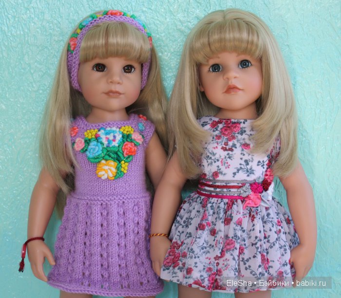 Все подружки по парам... Любимые куклы Готц старенькие и новенькие