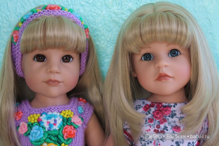 Все подружки по парам... Любимые куклы Готц старенькие и новенькие