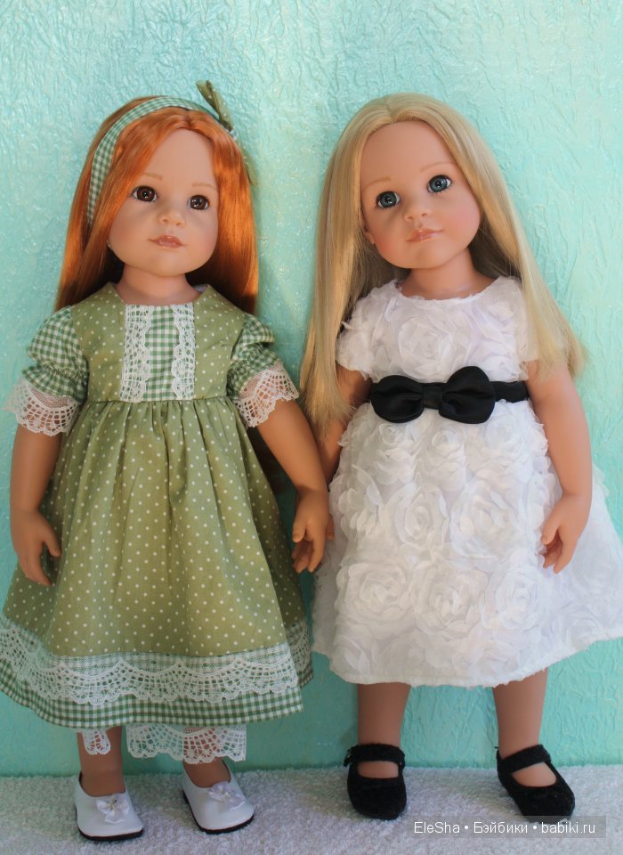 Все подружки по парам... Любимые куклы Готц старенькие и новенькие