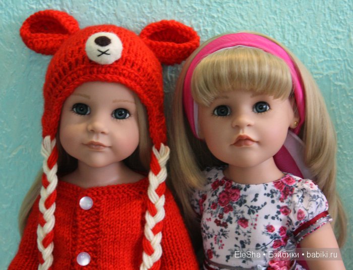 Все подружки по парам... Любимые куклы Готц старенькие и новенькие