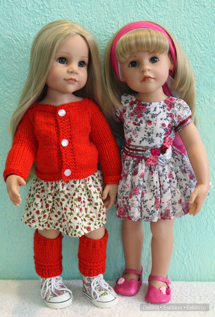 Все подружки по парам... Любимые куклы Готц старенькие и новенькие