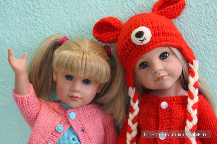 Все подружки по парам... Любимые куклы Готц старенькие и новенькие