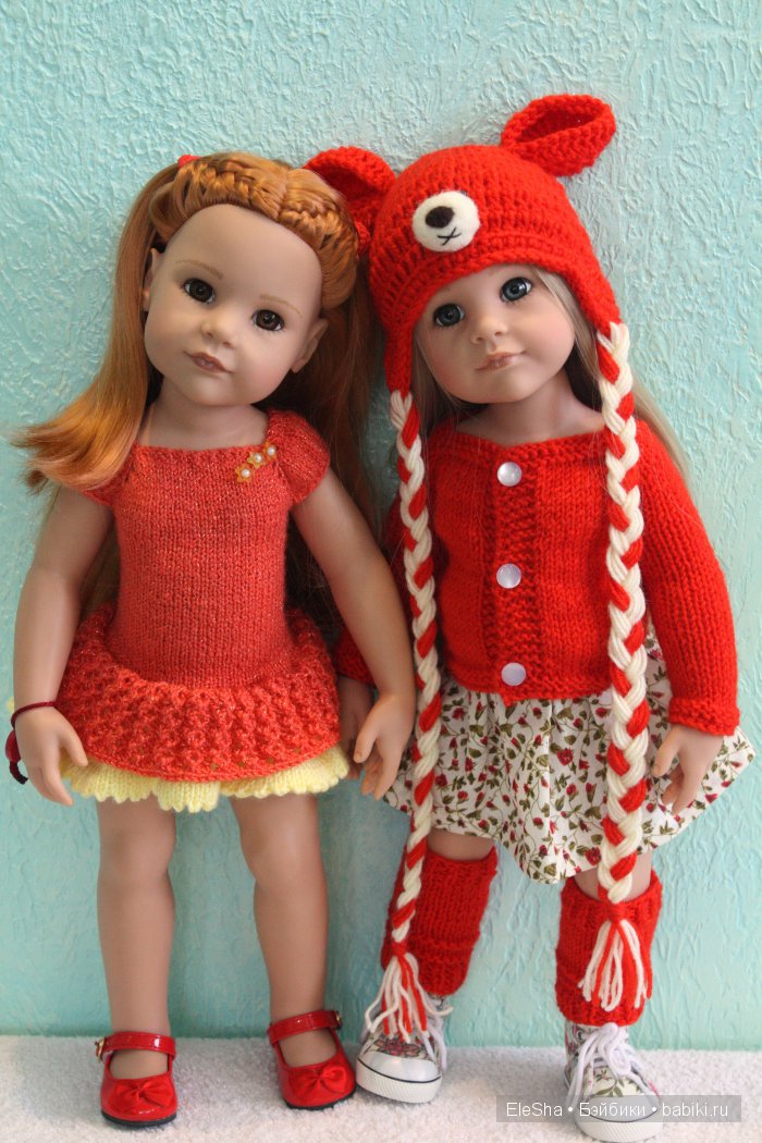 Все подружки по парам... Любимые куклы Готц старенькие и новенькие (фото 7)