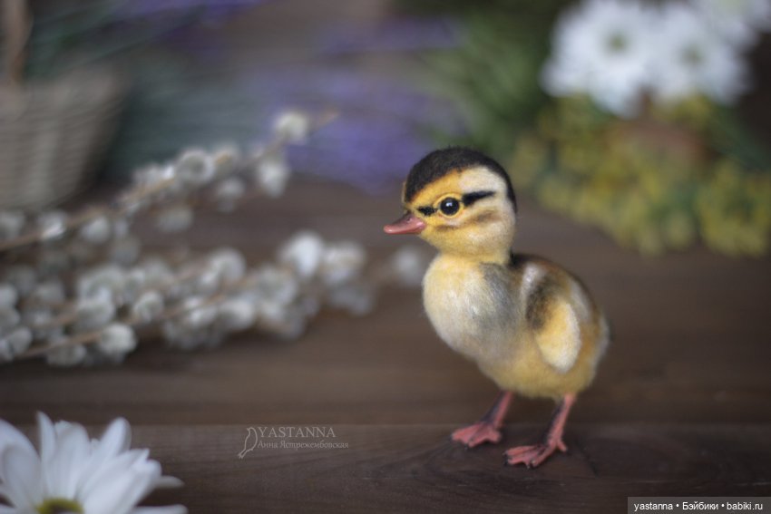 Ждём весну — Валяные игрушки из шерсти: сухое валяние