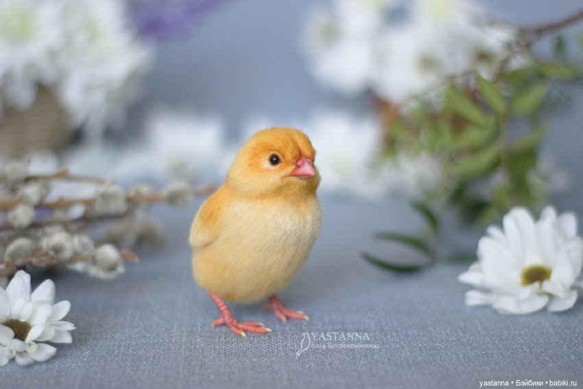 Ждём весну — Валяные игрушки из шерсти: сухое валяние (фото 5)