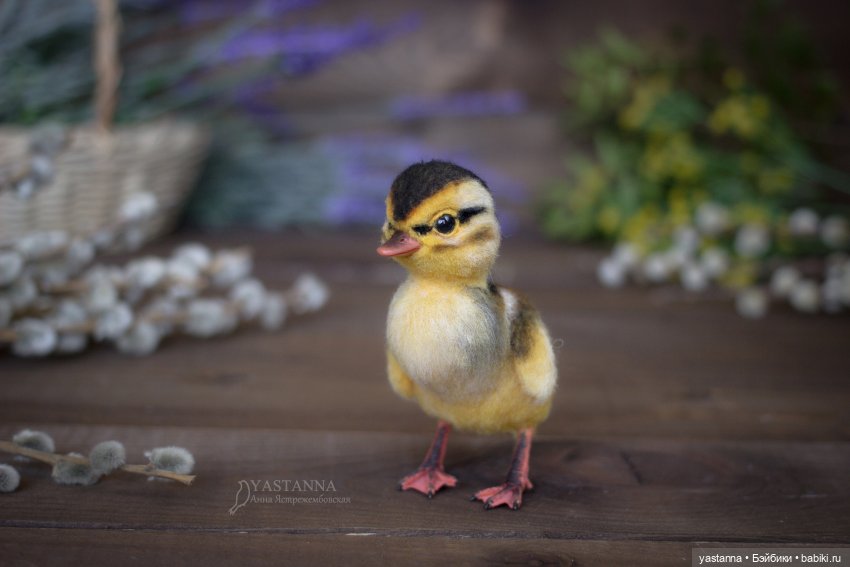 Ждём весну — Валяные игрушки из шерсти: сухое валяние