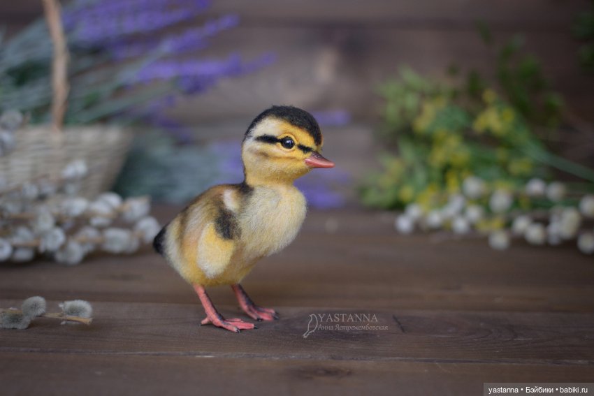 Ждём весну — Валяные игрушки из шерсти: сухое валяние