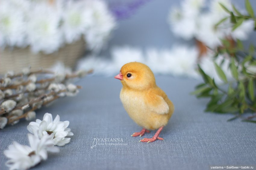 Ждём весну — Валяные игрушки из шерсти: сухое валяние (фото 2)