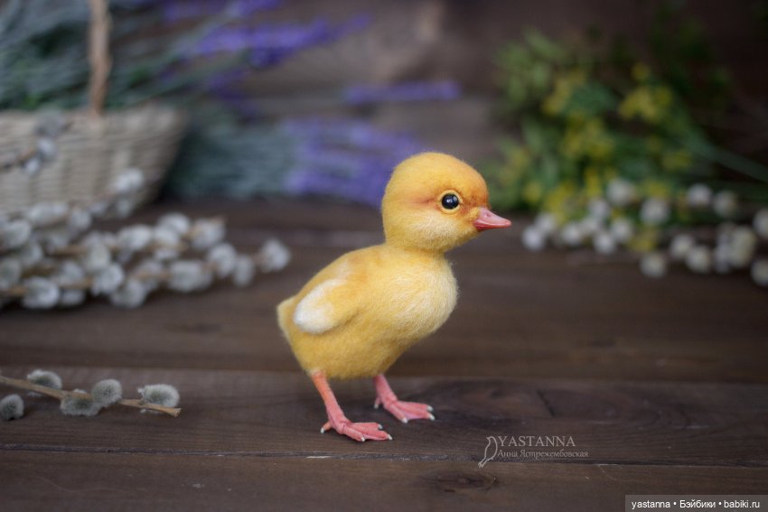 Ждём весну — Валяные игрушки из шерсти: сухое валяние