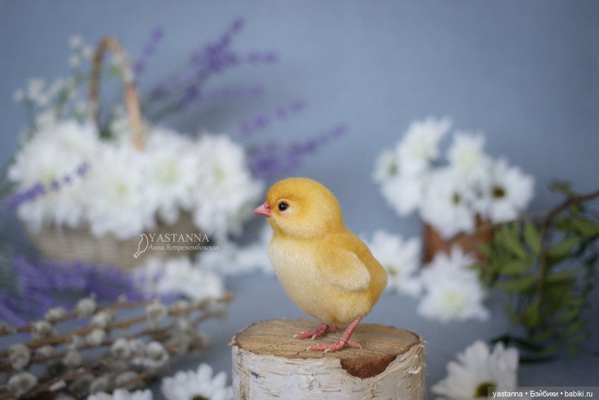 Ждём весну — Валяные игрушки из шерсти: сухое валяние (фото 9)