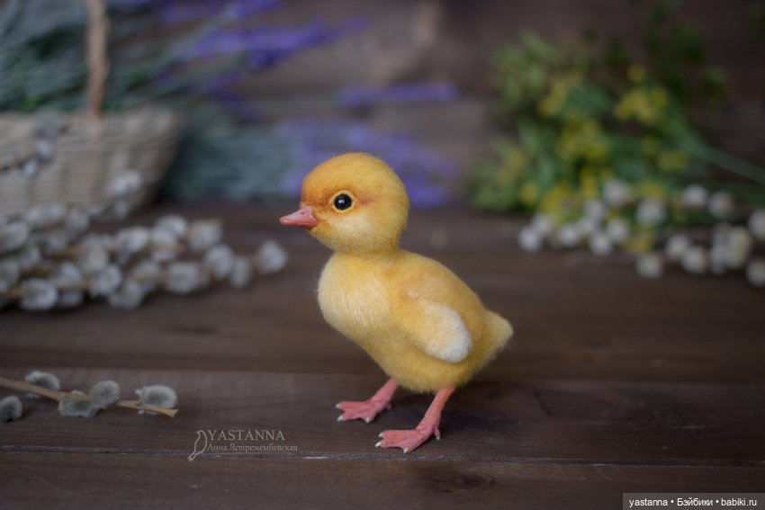 Ждём весну — Валяные игрушки из шерсти: сухое валяние