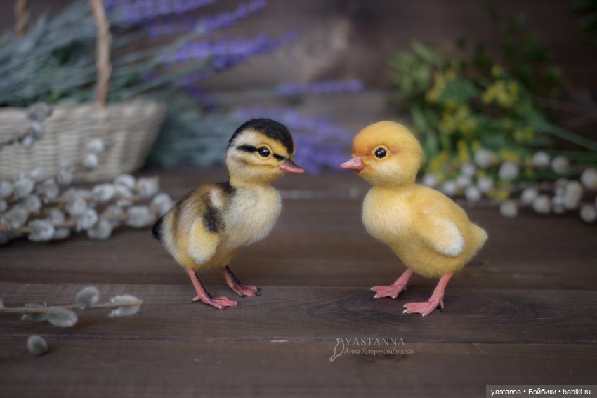 Ждём весну — Валяные игрушки из шерсти: сухое валяние (фото 10)