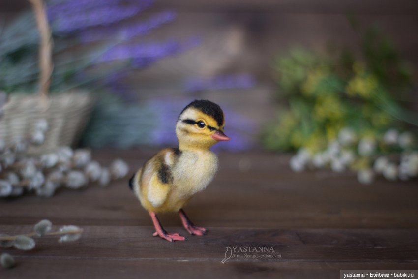 Ждём весну — Валяные игрушки из шерсти: сухое валяние